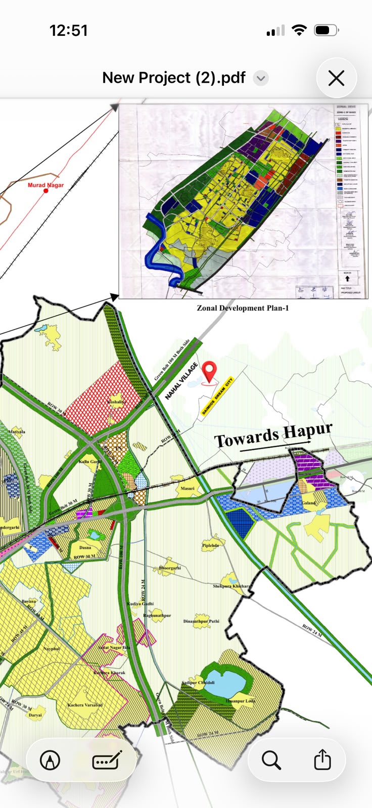 Ghaziabad Development Map